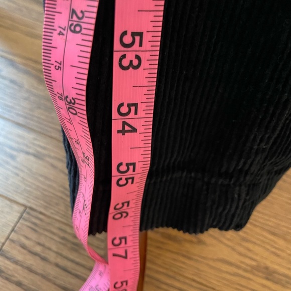 TOPSHOP Corduroy Black Zip Front Boiler Jumpsuit - Picture 15 of 16